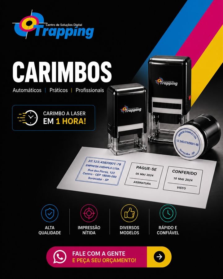 Carimbos personalizados — Trapping