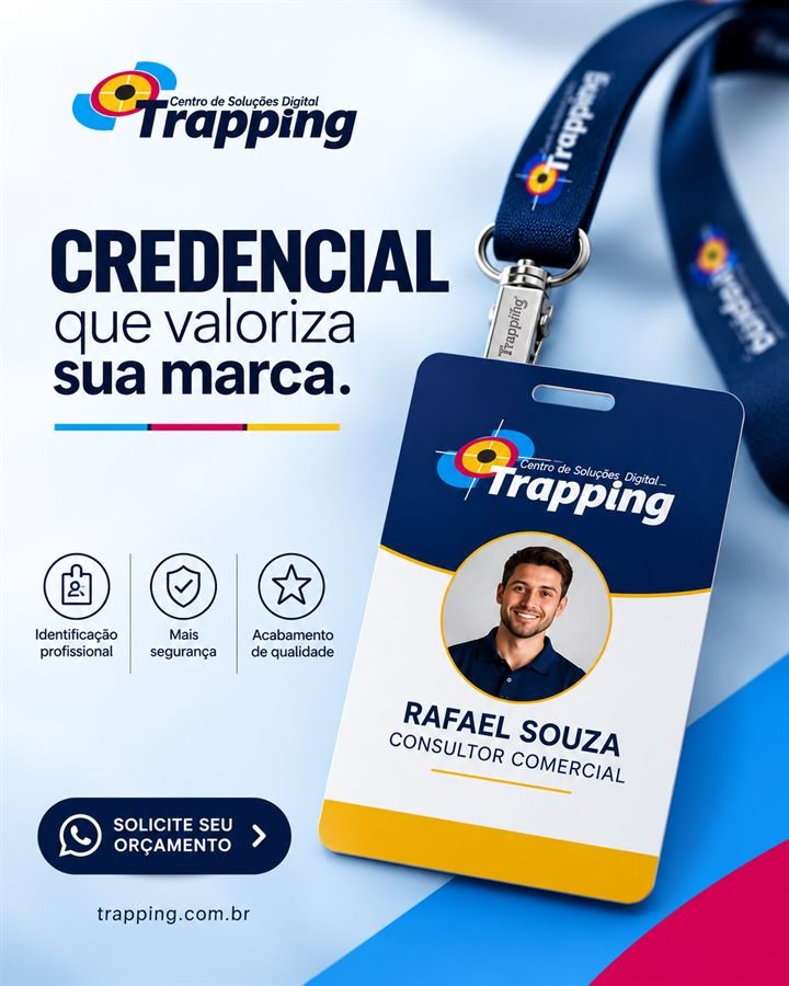 Credenciais para eventos e empresas — Trapping